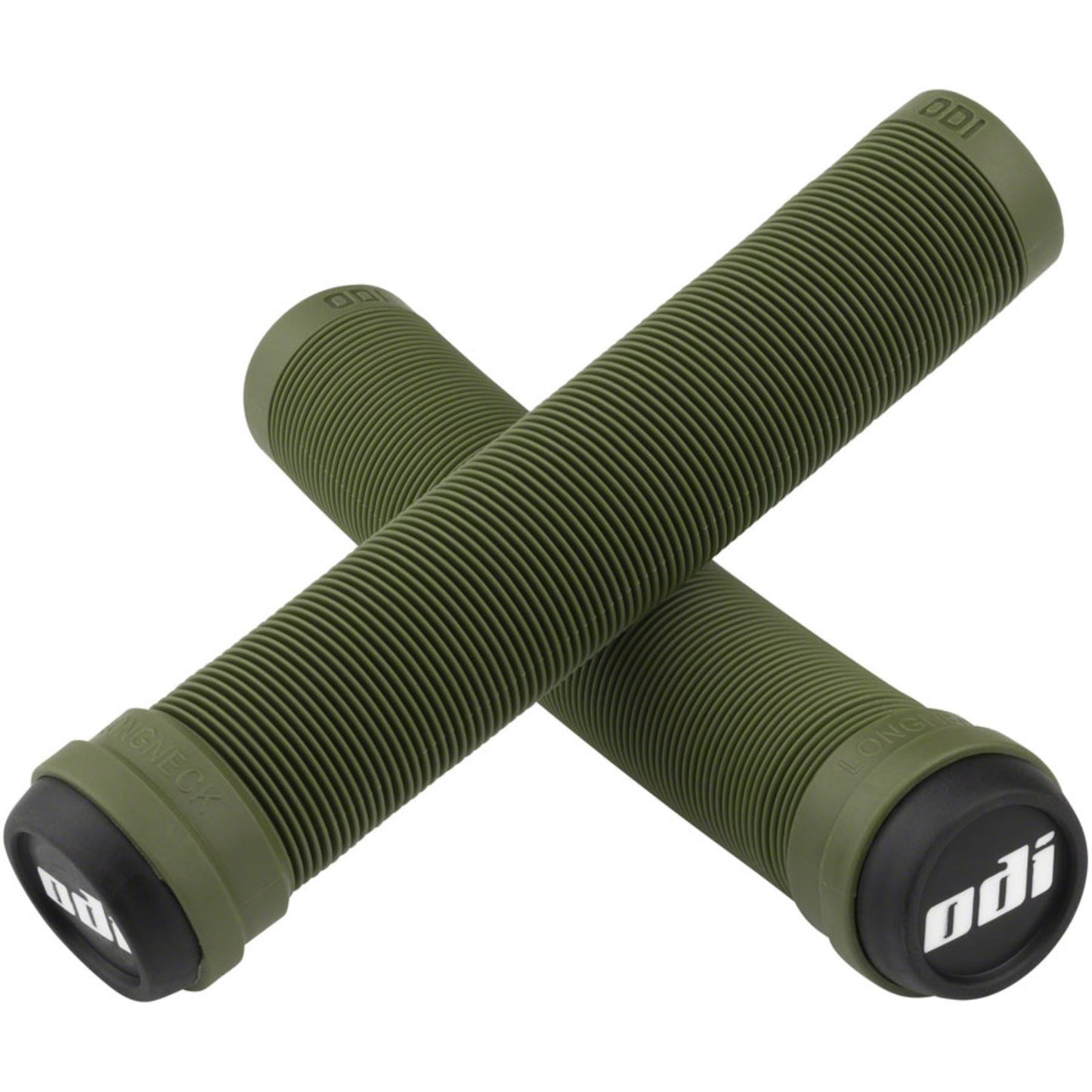 ODI Longneck SLX Bike Grips 160mm - Army Green - Pair [MPN: F01SXAG]_1270229