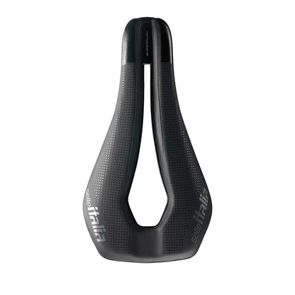 Selle Italia WATT Gel Superflow Bike Saddle 255 x 135mm - Unisex - Black [MPN: 070A520IKC002]_1119721