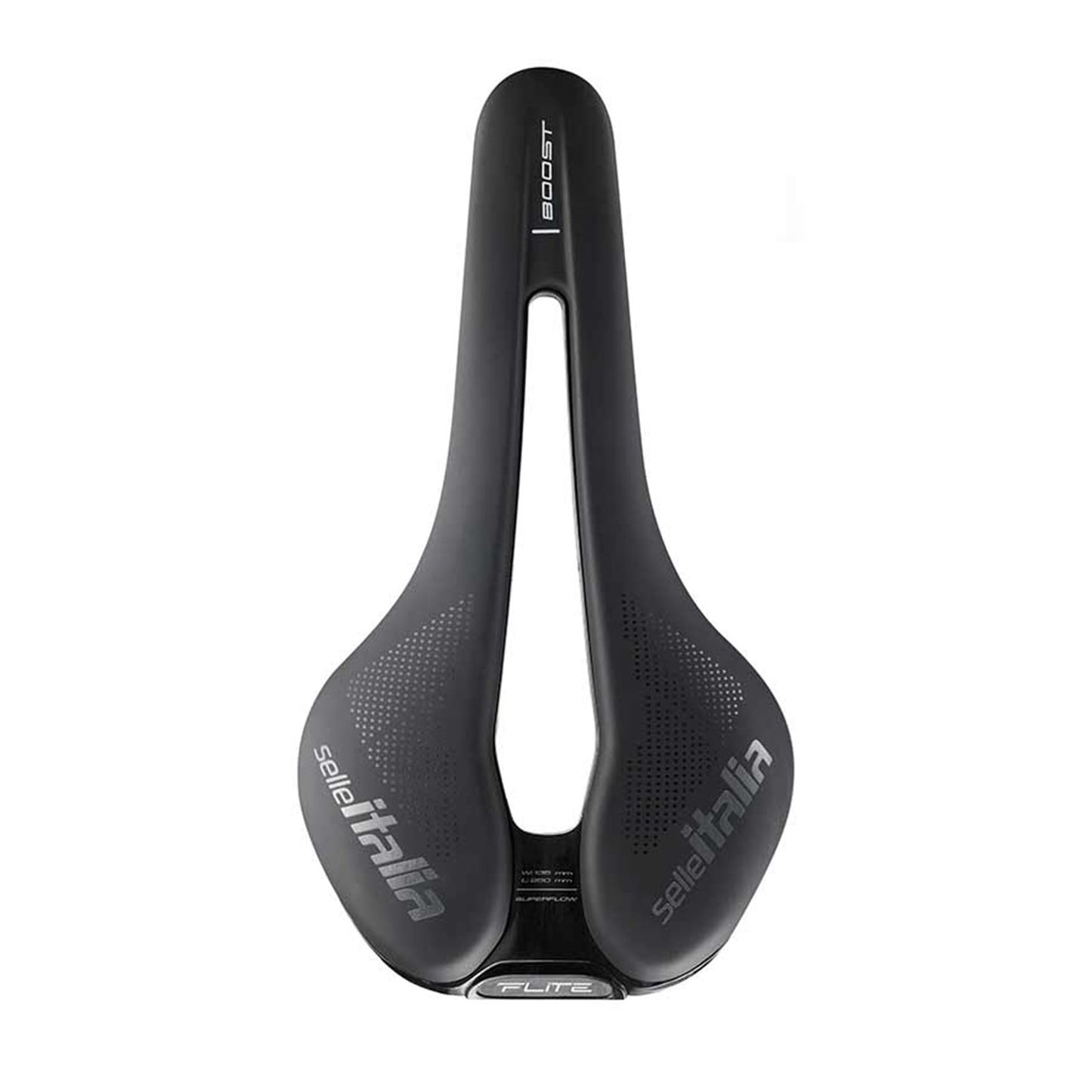 Selle Italia Flite Boost Superflow TM Bike Saddle 248 x 130mm - Unisex - Black [MPN: 017A620MHC001]_1119724