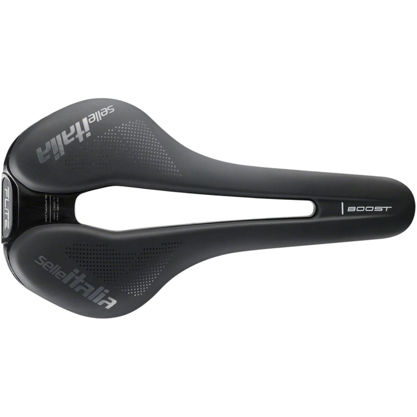 Selle Italia Flite Boost Superflow TM Bike Saddle 248 x 130mm - Unisex - Black [MPN: 017A620MHC001]_1293977