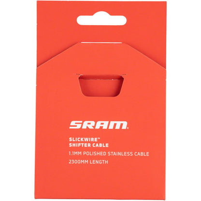 SRAM Slick Wire Shifter Cable - 1.1mm - 2300mm - Stainless Steel [MPN: 00.7118.007.000]_1280076
