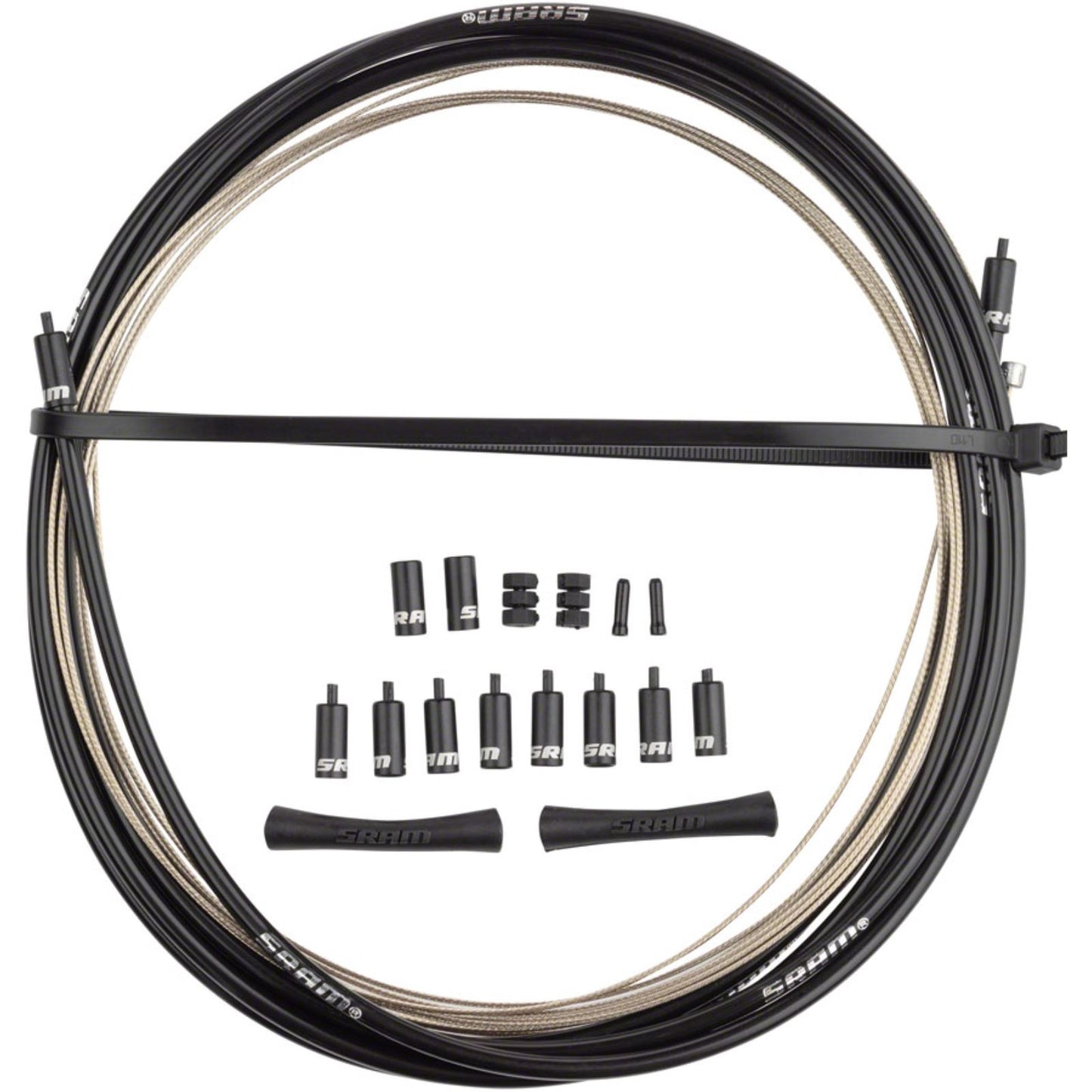 SRAM Slick Wire Shifter Cable & Housing Set - Stainless Steel - Black [MPN: 00.7118.007.001]_1280005