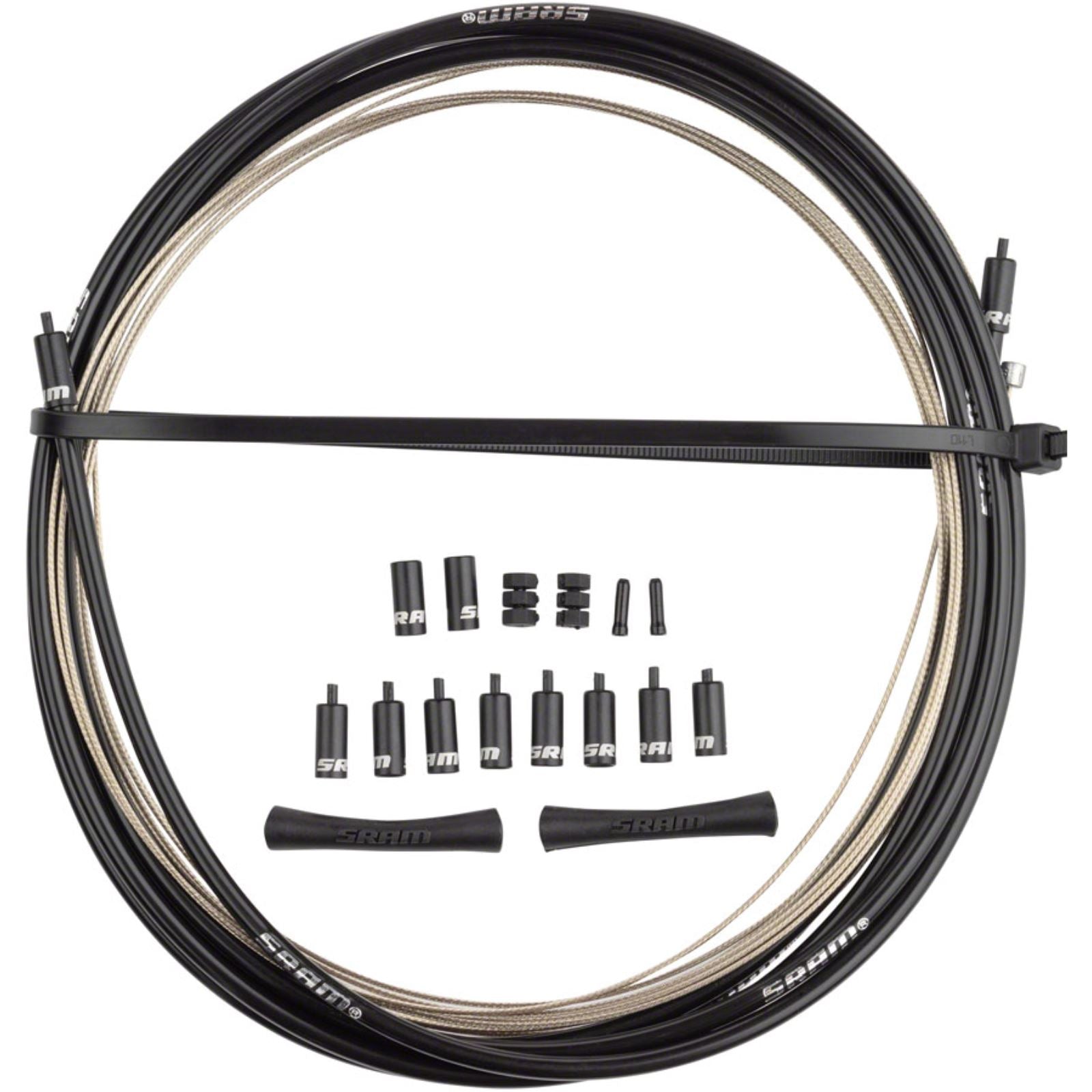 SRAM Slick Wire Shifter Cable & Housing Set - Stainless Steel - Black [MPN: 00.7118.007.001]_1280005