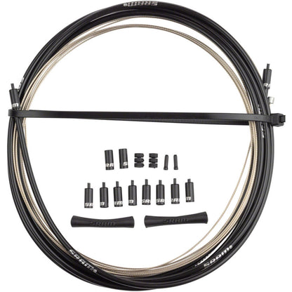 SRAM Slick Wire Shifter Cable & Housing Set - Stainless Steel - Black [MPN: 00.7118.007.001]_1280005