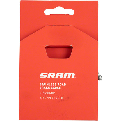SRAM Stainless Brake Cable - 1.5mm - 2750mm Road [MPN: 00.7118.009.004]_1280018