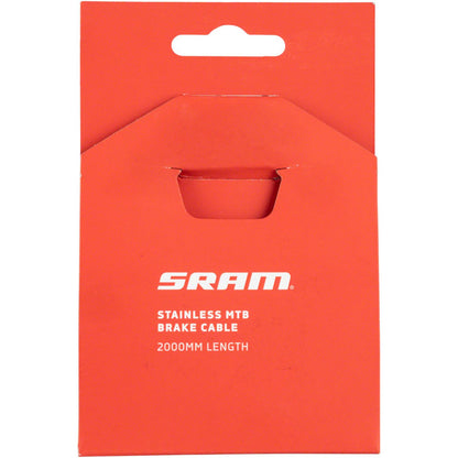 SRAM Stainless Brake Cable Brake Cable - 1.5mm - 2000mm - Steel [MPN: 00.7118.008.005]_1280013