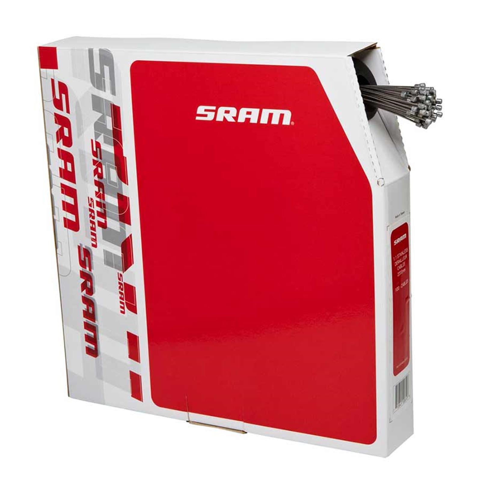 SRAM Stainless Shifter Cable - 1.1mm - 2200mm - 100pcs [MPN: 00.7118.008.000]_1119694