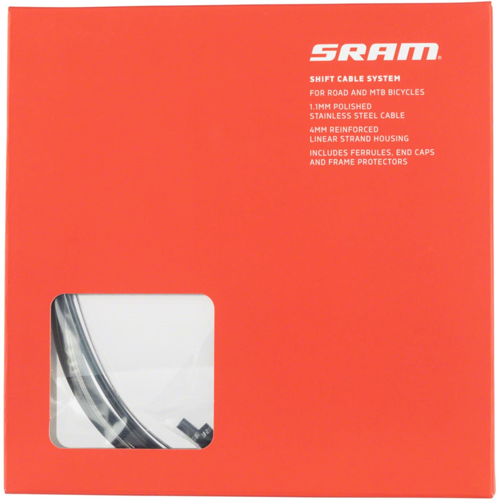 SRAM Shifter Cable and Housing Set - Stainless Steel - Black [MPN: 00.7118.008.003]_1280010