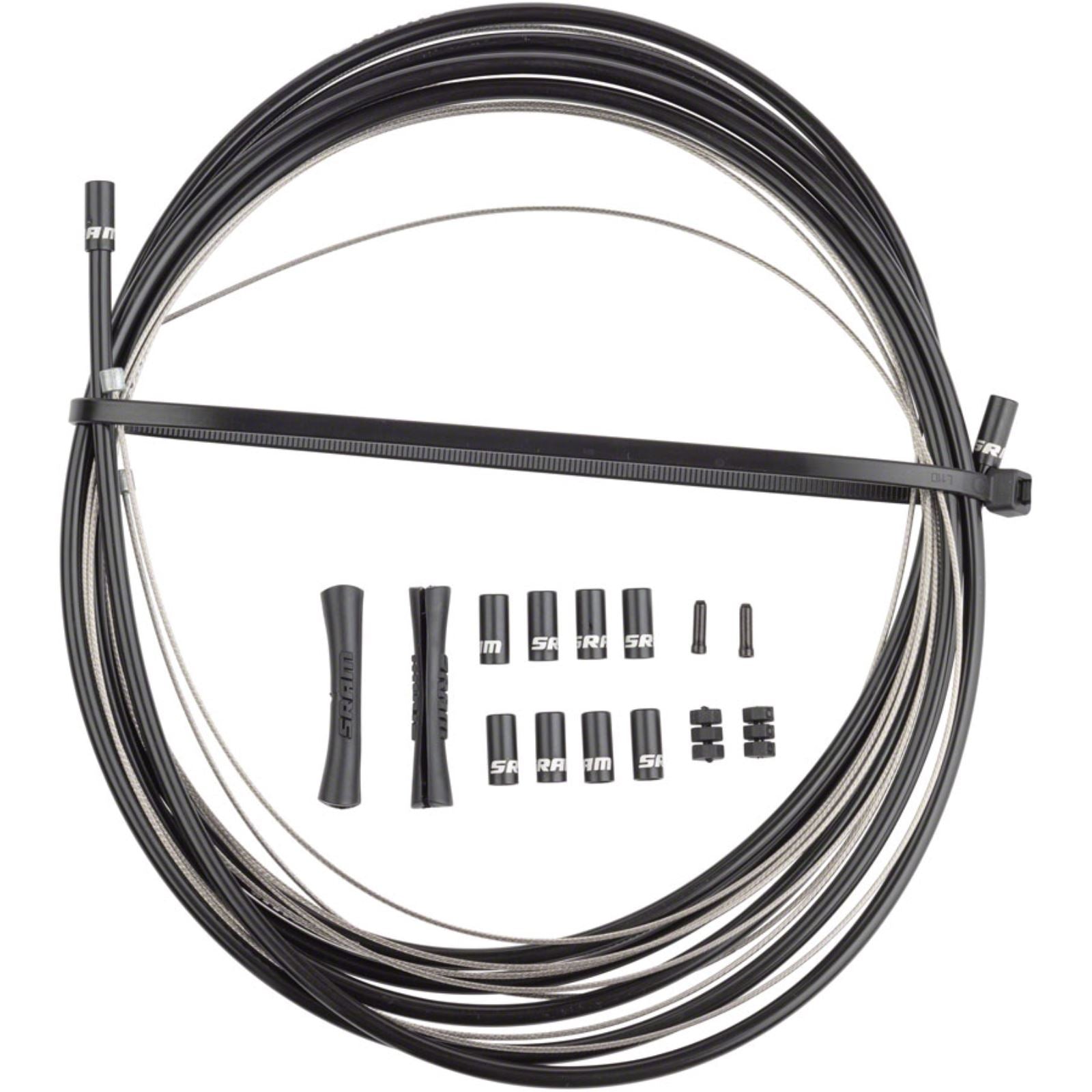 SRAM Shifter Cable and Housing Set - Stainless Steel - Black [MPN: 00.7118.008.003]_1280011