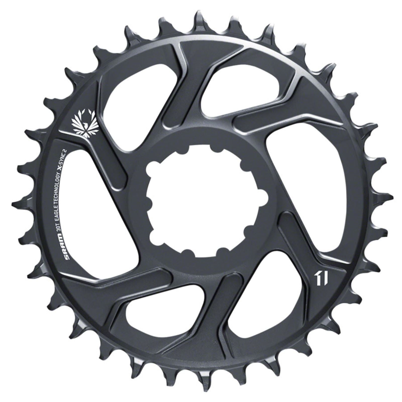 SRAM GX Eagle C1 Chainring Teeth: 30 - Aluminum - Grey [MPN: 11.6218.046.000]_1277411