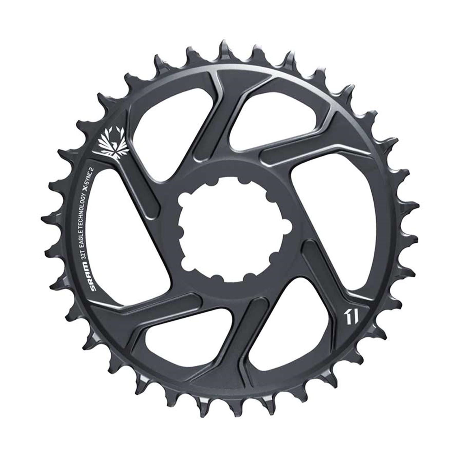 SRAM GX Eagle C1 Chainring Teeth: 32 - Aluminum - Grey [MPN: 11.6218.046.002]_1119675