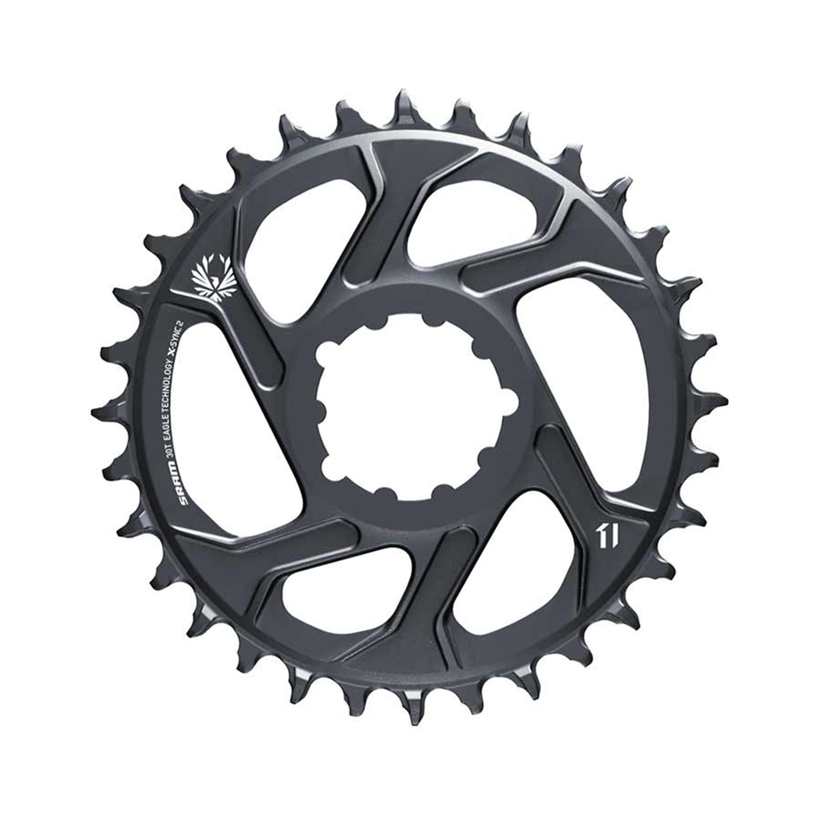 SRAM Chainring Teeth: 30 - Aluminum Grey - 3mm [MPN: 11.6218.046.004]_1119825