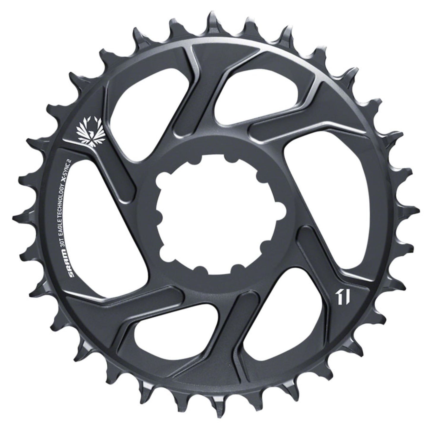 SRAM Chainring Teeth: 30 - Aluminum Grey - 3mm [MPN: 11.6218.046.004]_1277412