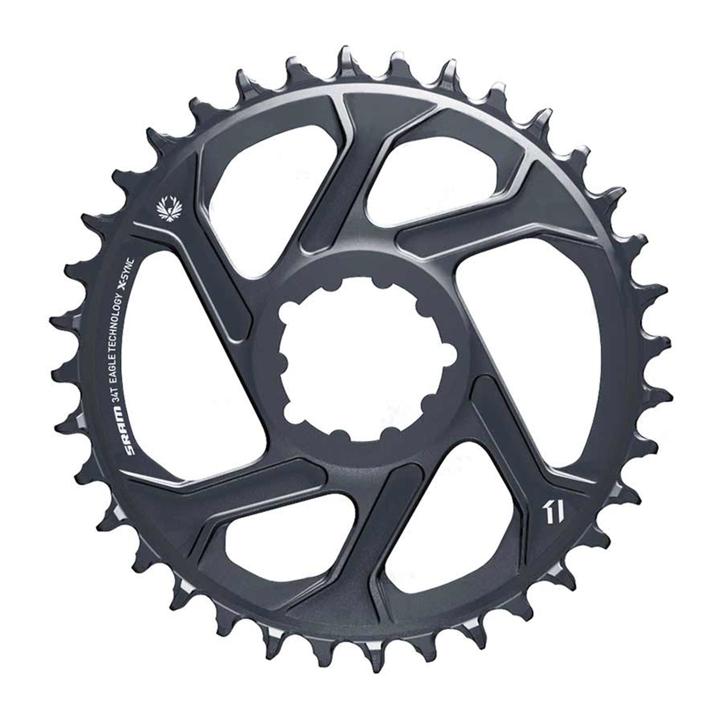 SRAM GX Eagle C1 Chainring Teeth: 34 - Aluminum - Grey [MPN: 11.6218.046.006]_1119754