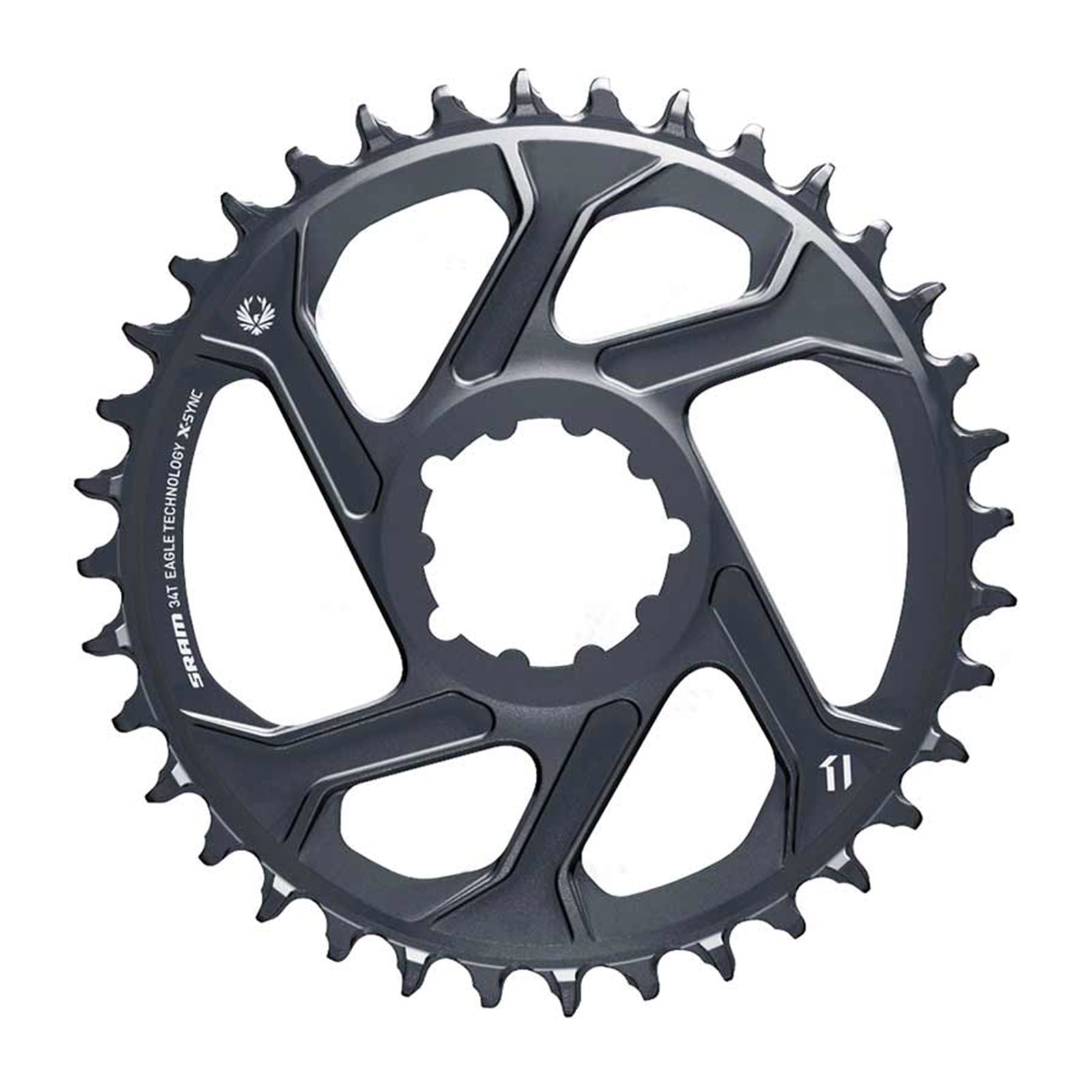 SRAM GX Eagle C1 Chainring Teeth: 34 - Aluminum - Grey [MPN: 11.6218.046.006]_1119754