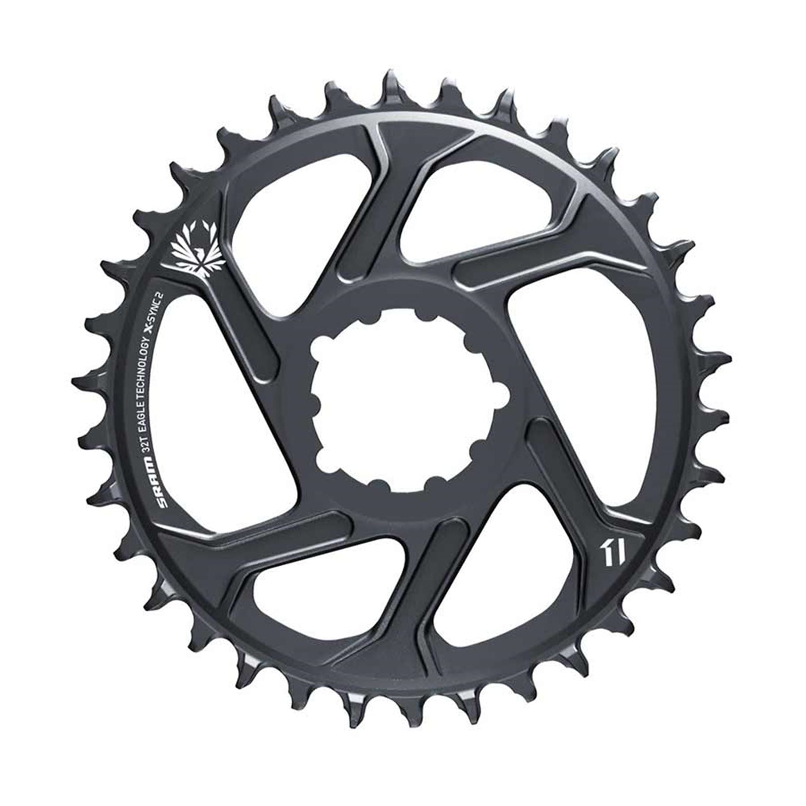 SRAM Eagle Chainring Teeth: 32 - Aluminum - Lunar/Polar Grey [MPN: 11.6218.047.002]_1119757
