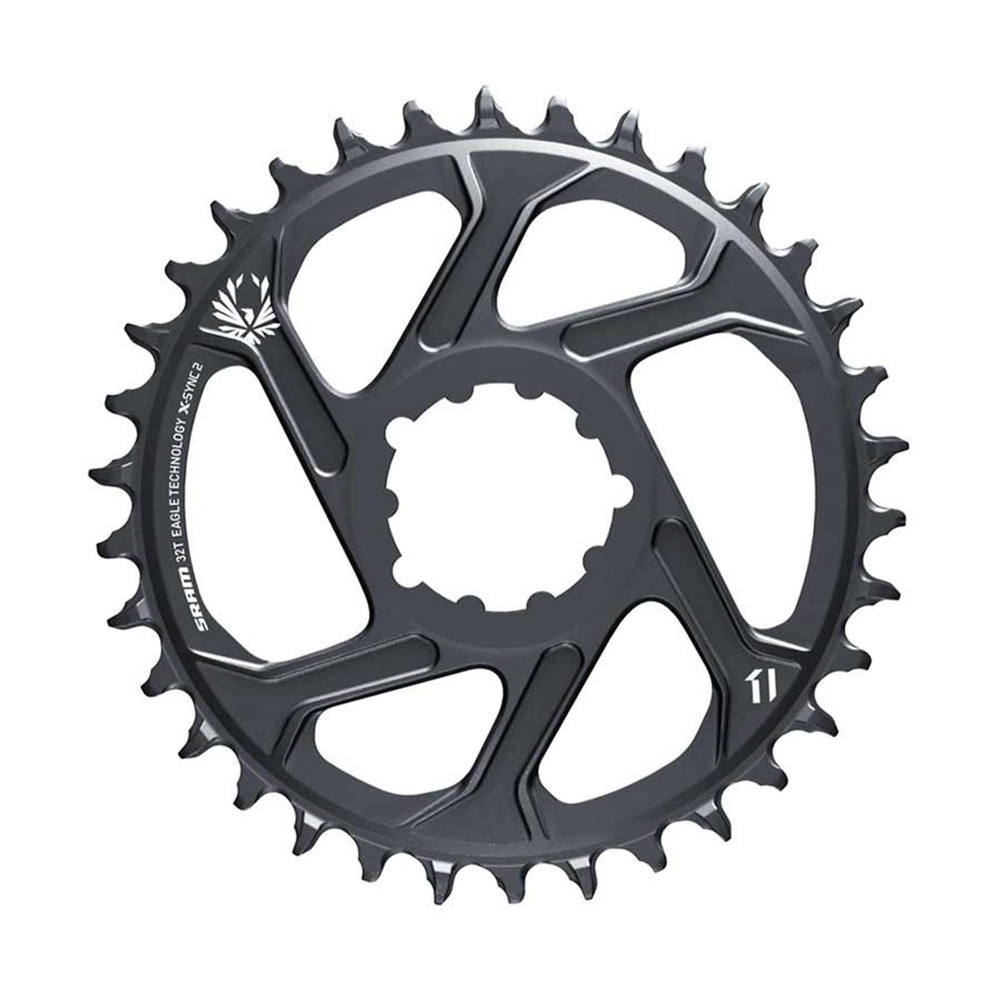 SRAM Eagle Chainring Teeth: 32 - Aluminum - Lunar/Polar Grey [MPN: 11.6218.047.006]_1119761