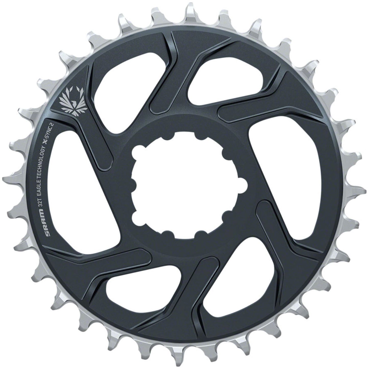 SRAM Eagle Chainring Teeth: 32 - Aluminum - Lunar/Polar Grey [MPN: 11.6218.047.006]_1277417