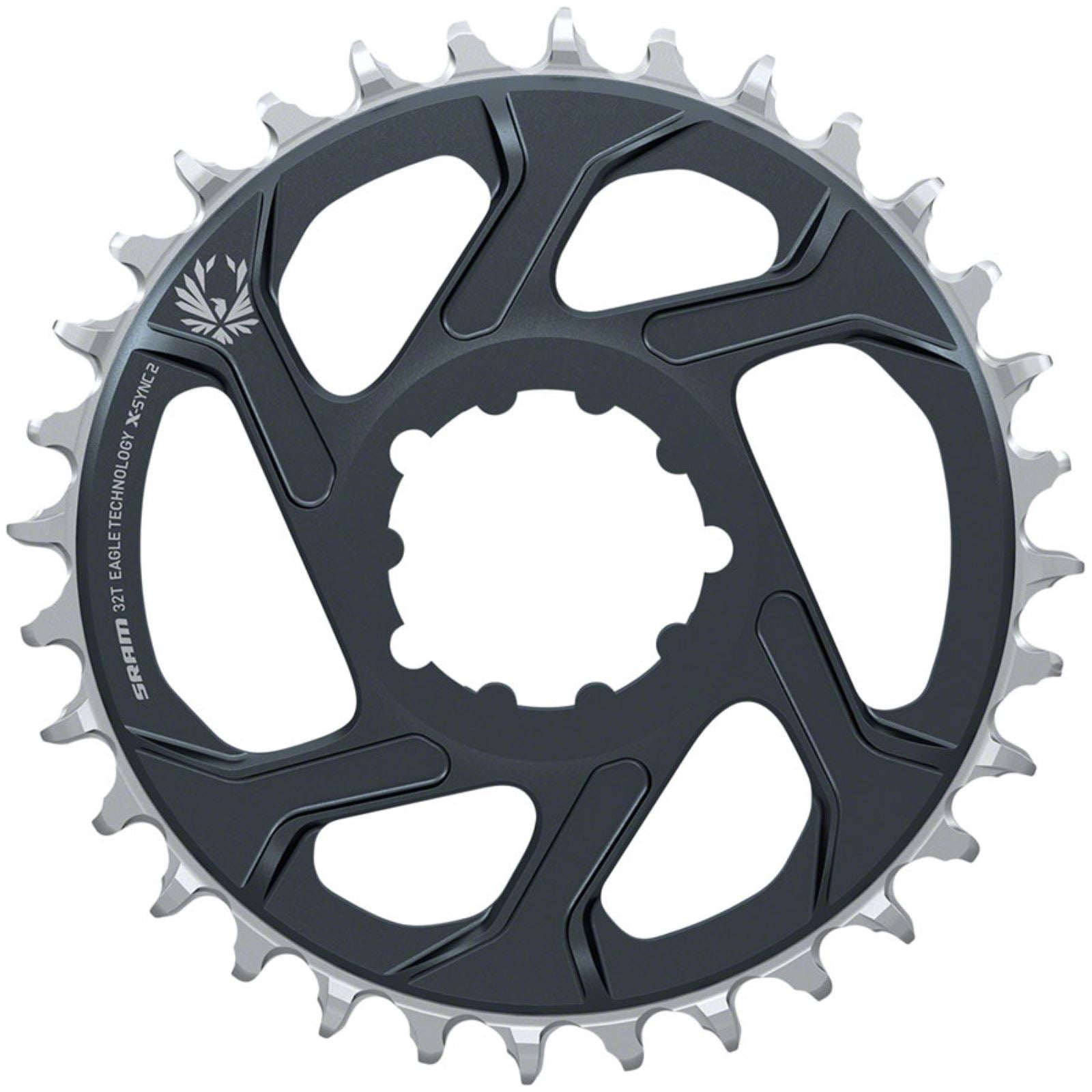 SRAM Eagle Chainring Teeth: 32 - Aluminum - Lunar/Polar Grey [MPN: 11.6218.047.006]_1277417