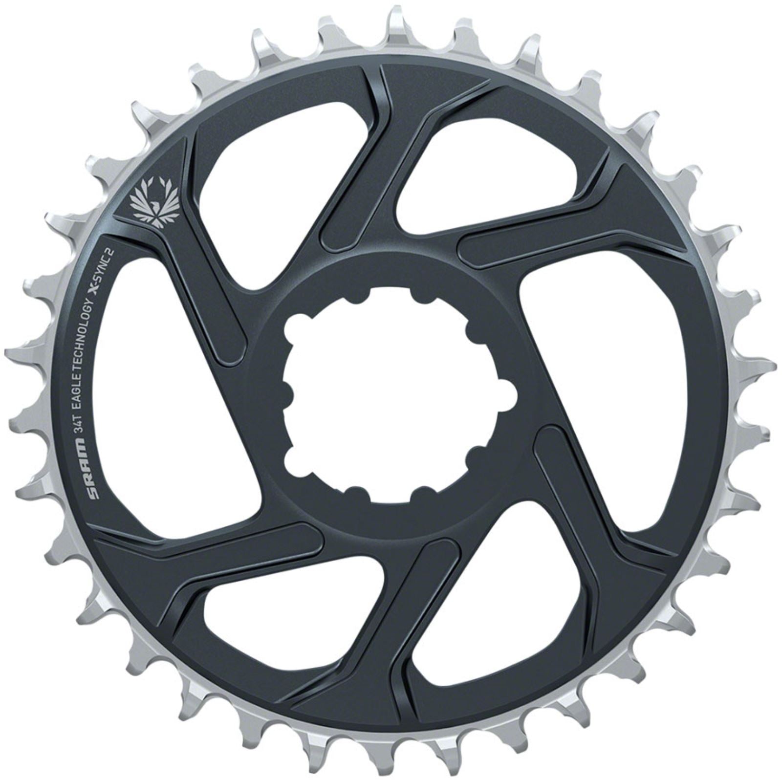 SRAM Eagle Chainring - Teeth:34 - Speed:11/12 - Aluminum - Polar Grey [MPN: 11.6218.047.007]_1277418