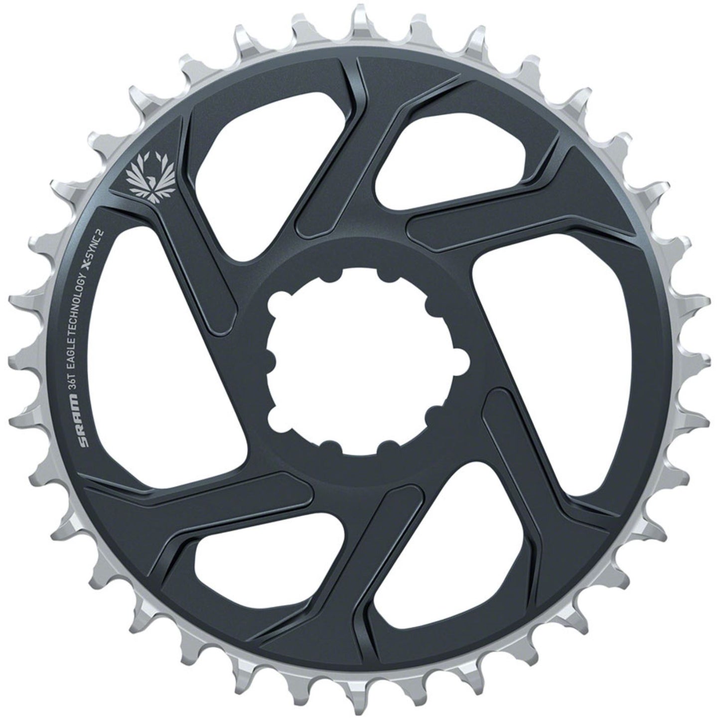SRAM Eagle Chainring Teeth: 36 - Aluminum - Lunar/Polar Grey [MPN: 11.6218.047.008]_1277419