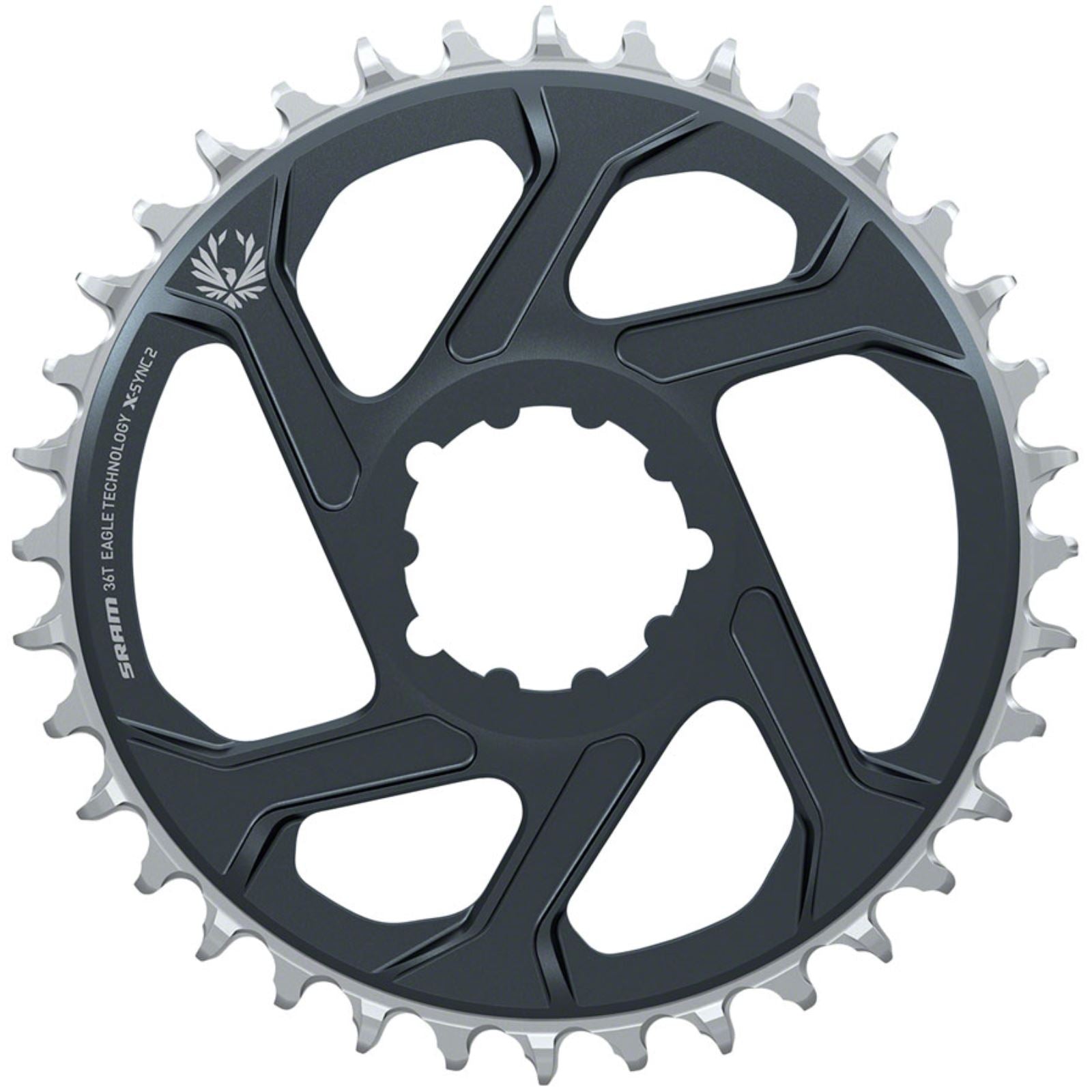 SRAM Eagle Chainring Teeth: 36 - Aluminum - Lunar/Polar Grey [MPN: 11.6218.047.008]_1277419