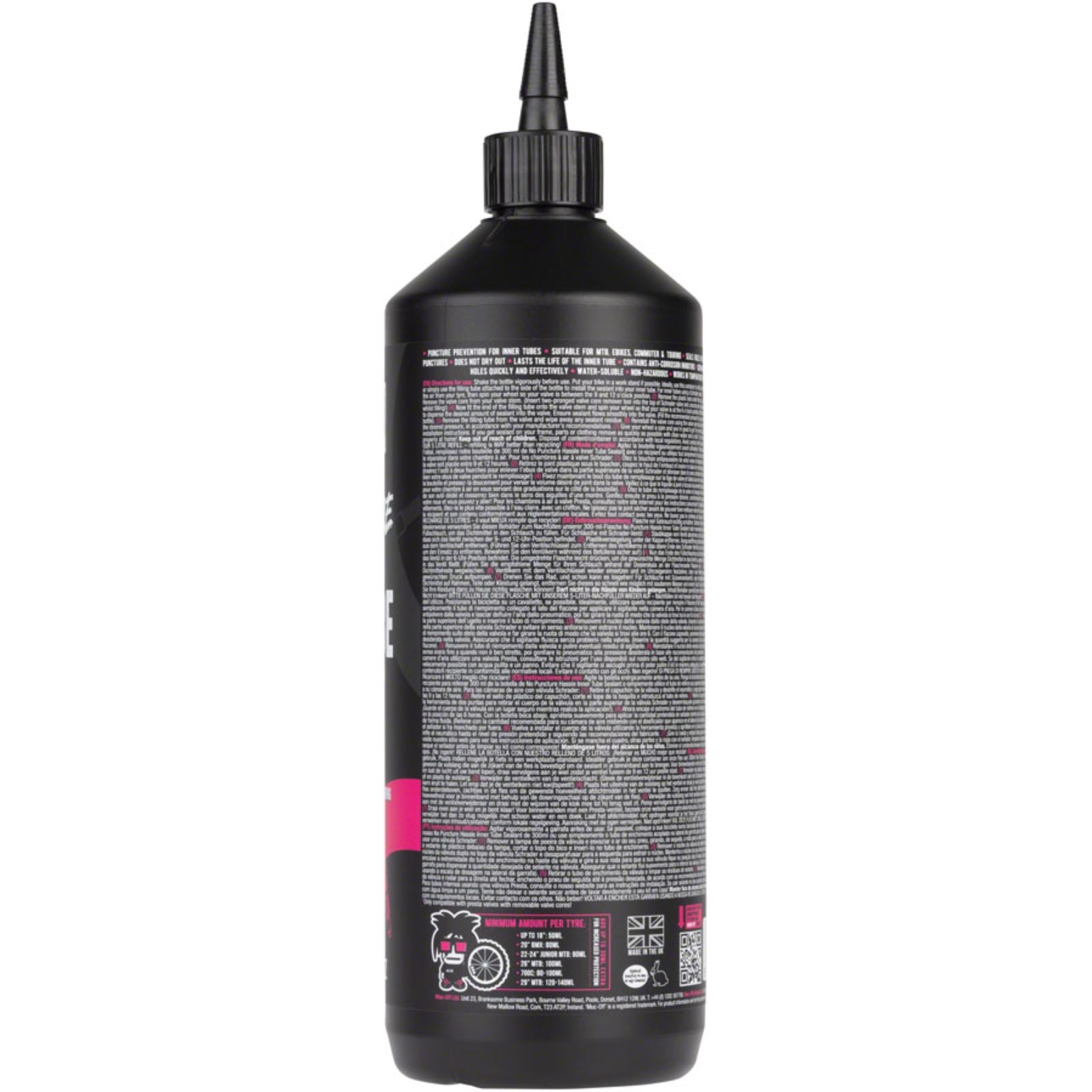 Muc-Off No Puncture Hassle Inner Tube Sealant - 1L [MPN: 20534]_1353974