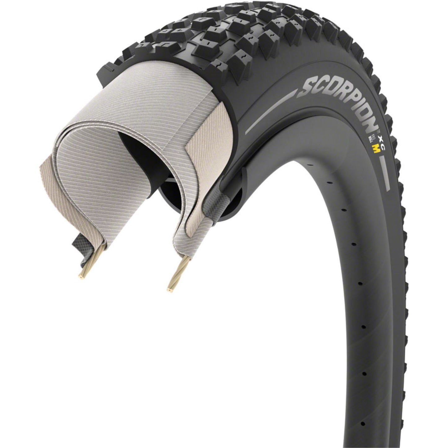 Pirelli - Bicycle Scorpion XC M Mountain Bike Tire - 29x2.40 120TPI - Black 3704600_1295897