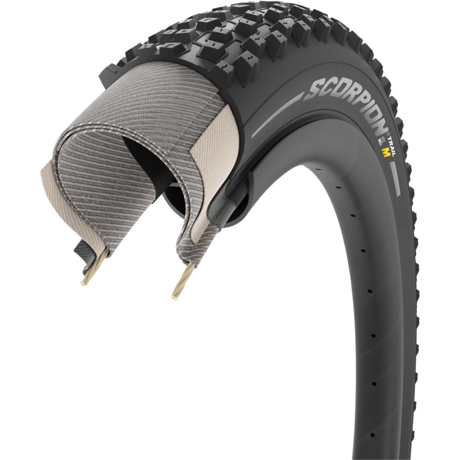 Pirelli - Bicycle Scorpion Trail M Mountain Bike Tire - 29x2.40 60TPI - Black 3704900_1295921