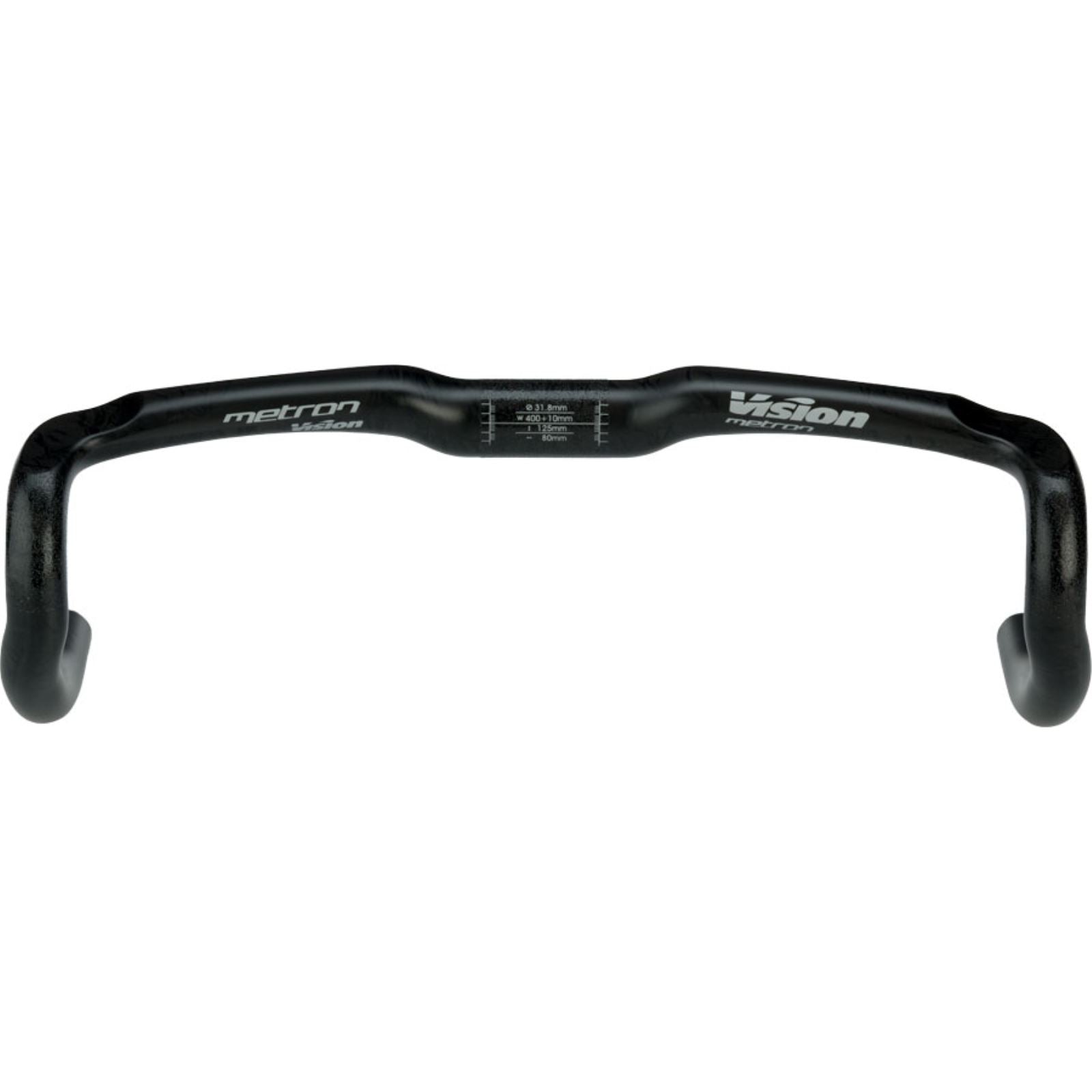 Vision Metron 4D Drop Handlebar 440mm - Black 670-0057014030_1219916