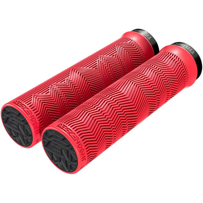 Truvativ Descendant Single Locking Bike Grips 133mm - Red - Pair [MPN: 00.7918.100.001]_1295702