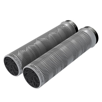 Truvativ Descendant Single Locking Bike Grips 133mm - Gray - Pair [MPN: 00.7918.100.003]_1120664