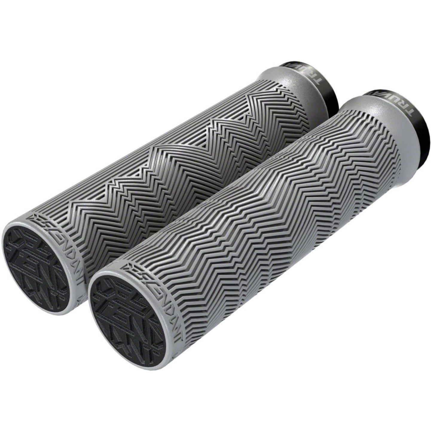 Truvativ Descendant Single Locking Bike Grips 133mm - Gray - Pair [MPN: 00.7918.100.003]_1295700