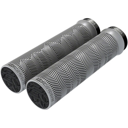 Truvativ Descendant Single Locking Bike Grips 133mm - Gray - Pair [MPN: 00.7918.100.003]_1295700