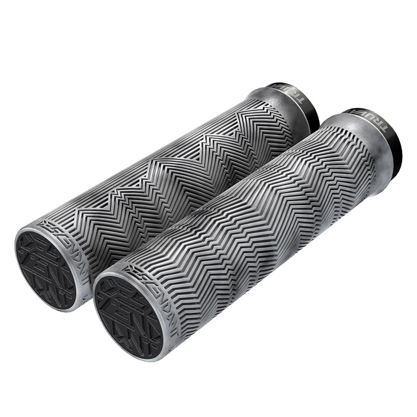 Truvativ Descendant Single Locking Bike Grips 133mm - Gray/Black Marbled [MPN: 00.7918.100.004]_1120665