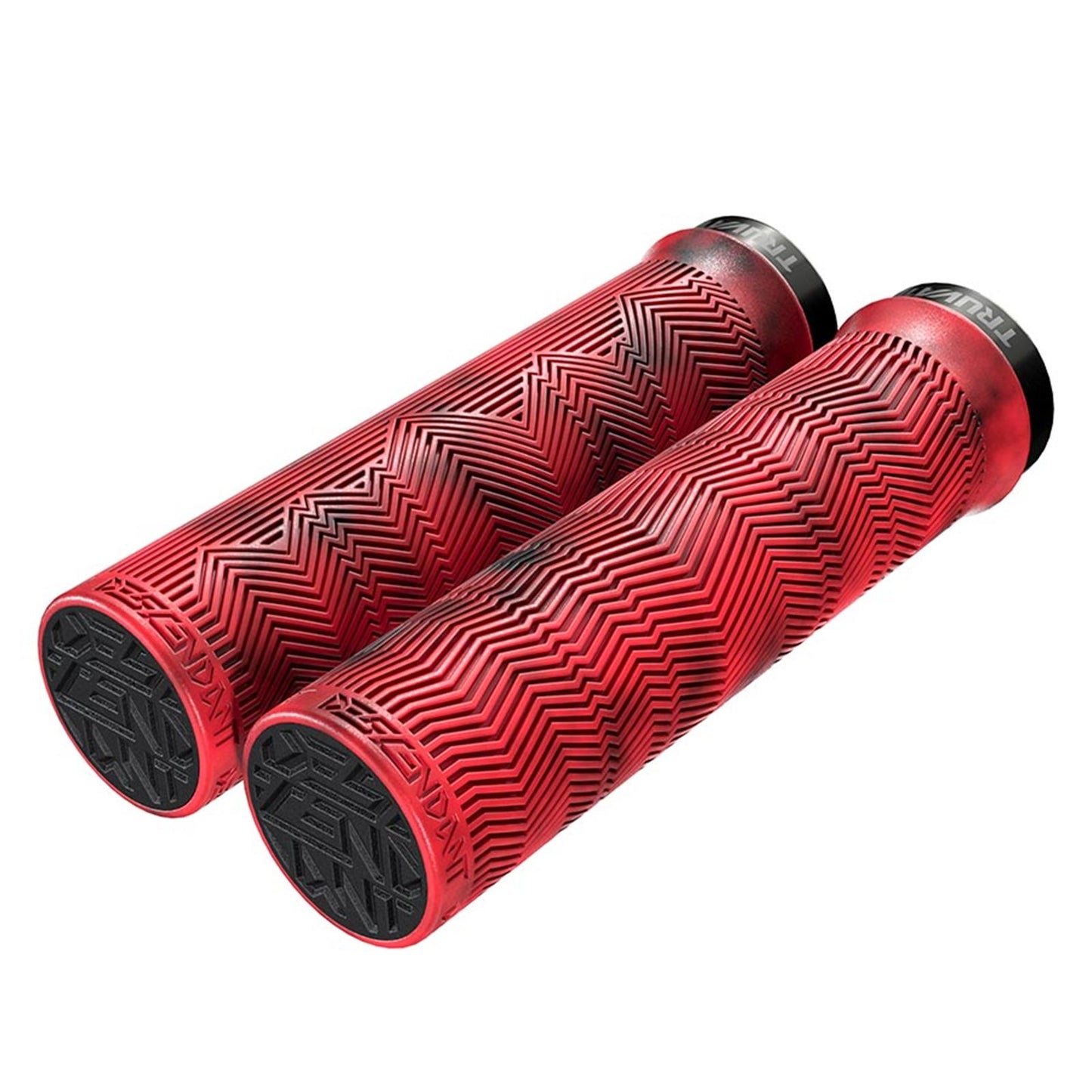Truvativ Descendant Single Locking Bike Grips 133mm - Red/Blood Red [MPN: 00.7918.100.005]_1120666