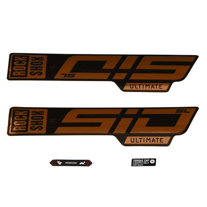 RockShox SID SL Ultimate Decal Kit - Matte Copper/Gloss Black 11.4018.105.036_1121169