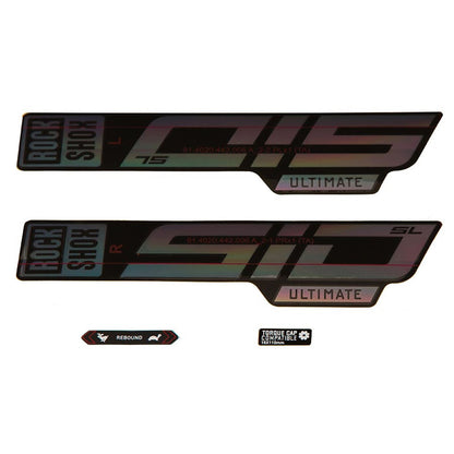 RockShox SID SL Ultimate Decal Kit - Gloss Rainbow/Gloss Black 11.4018.105.038_1121171