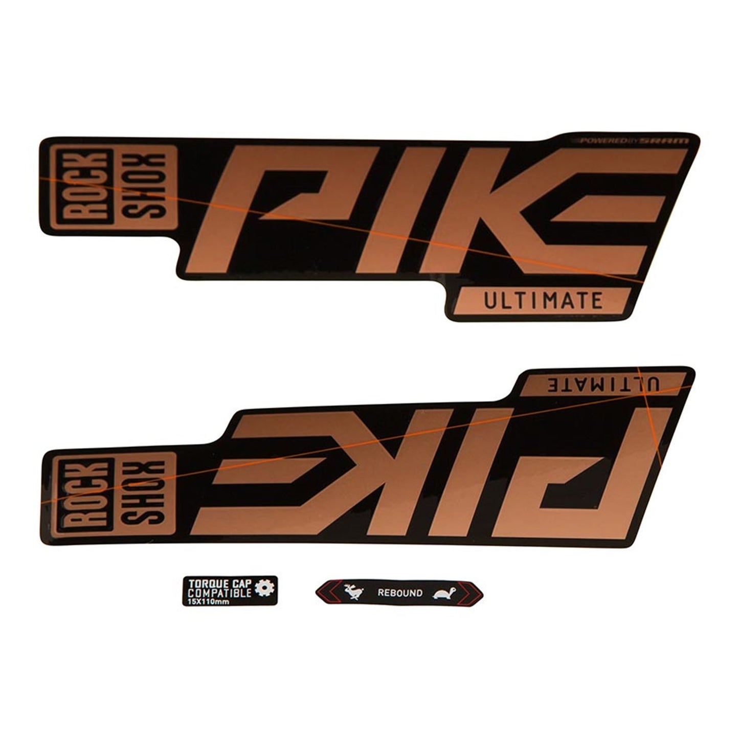 RockShox Pike Ultimate Decal Kit - Matte Copper/Gloss Black 11.4018.105.043_1121151