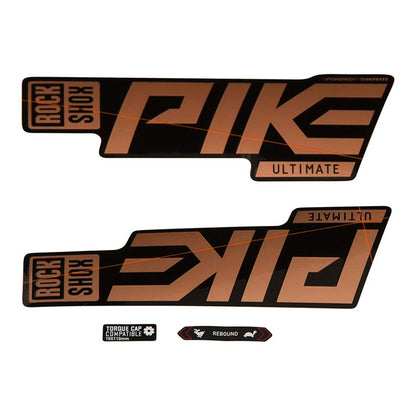 RockShox Pike Ultimate Decal Kit - Matte Copper/Gloss Black 11.4018.105.043_1121151
