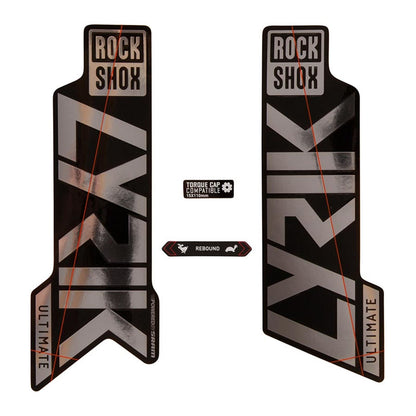 RockShox Lyrik Ultimate Decal Kit - Gloss Polar/Gloss Black 11.4018.105.048_1121131