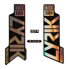 RockShox Lyrik Ultimate Decal Kit - Gloss Rainbow/Gloss Black 11.4018.105.049_1121132