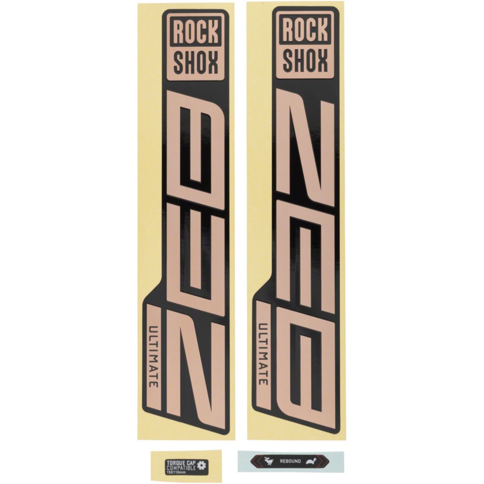 RockShox ZEB Ultimate Decal Kit - Matte Copper/Gloss Black 11.4018.105.051_1361327