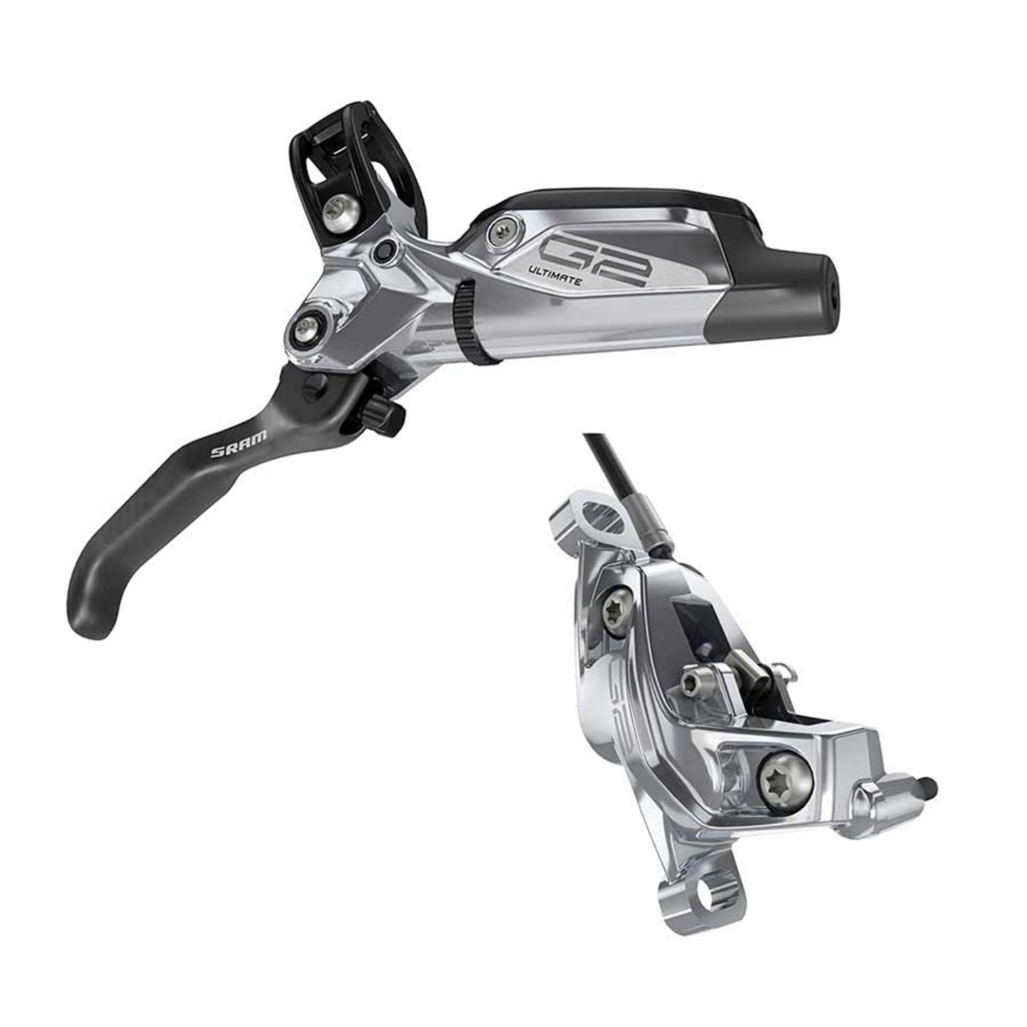 SRAM G2 Ultimate A2 MTB Hydraulic Disk Brake - Rear - Grey [MPN: 00.5018.160.001]_1121725
