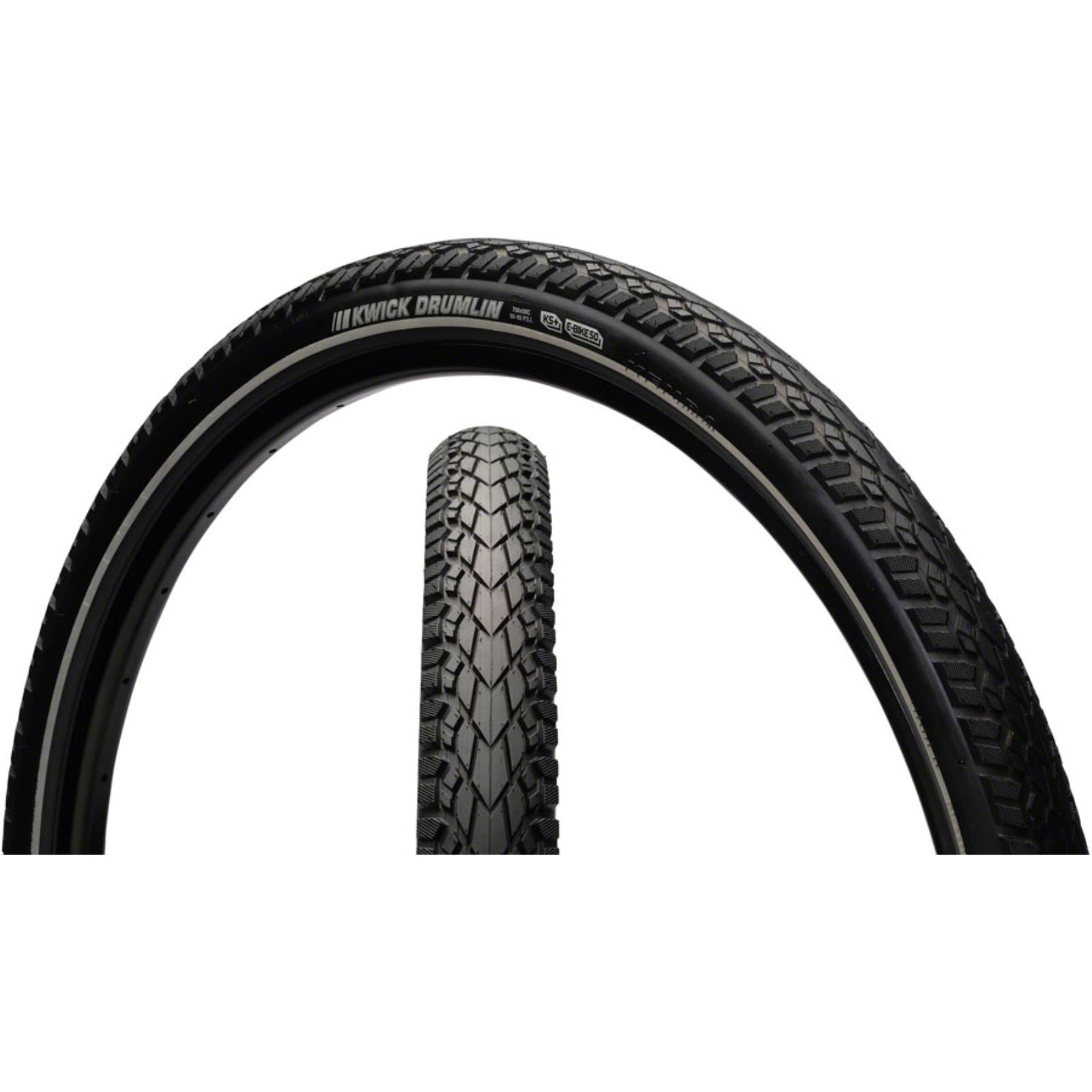 Kenda - Bicycle Kwick Drumlin Bike Tire 700x40C 60TPI - Black 90014846_1233244