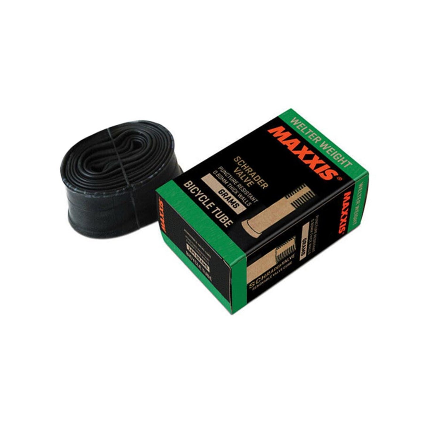 Maxxis - Bicycle Welter Weight Bike Tube, Schrader Length: 48mm 26'' [MPN: IB00137100]_1121805
