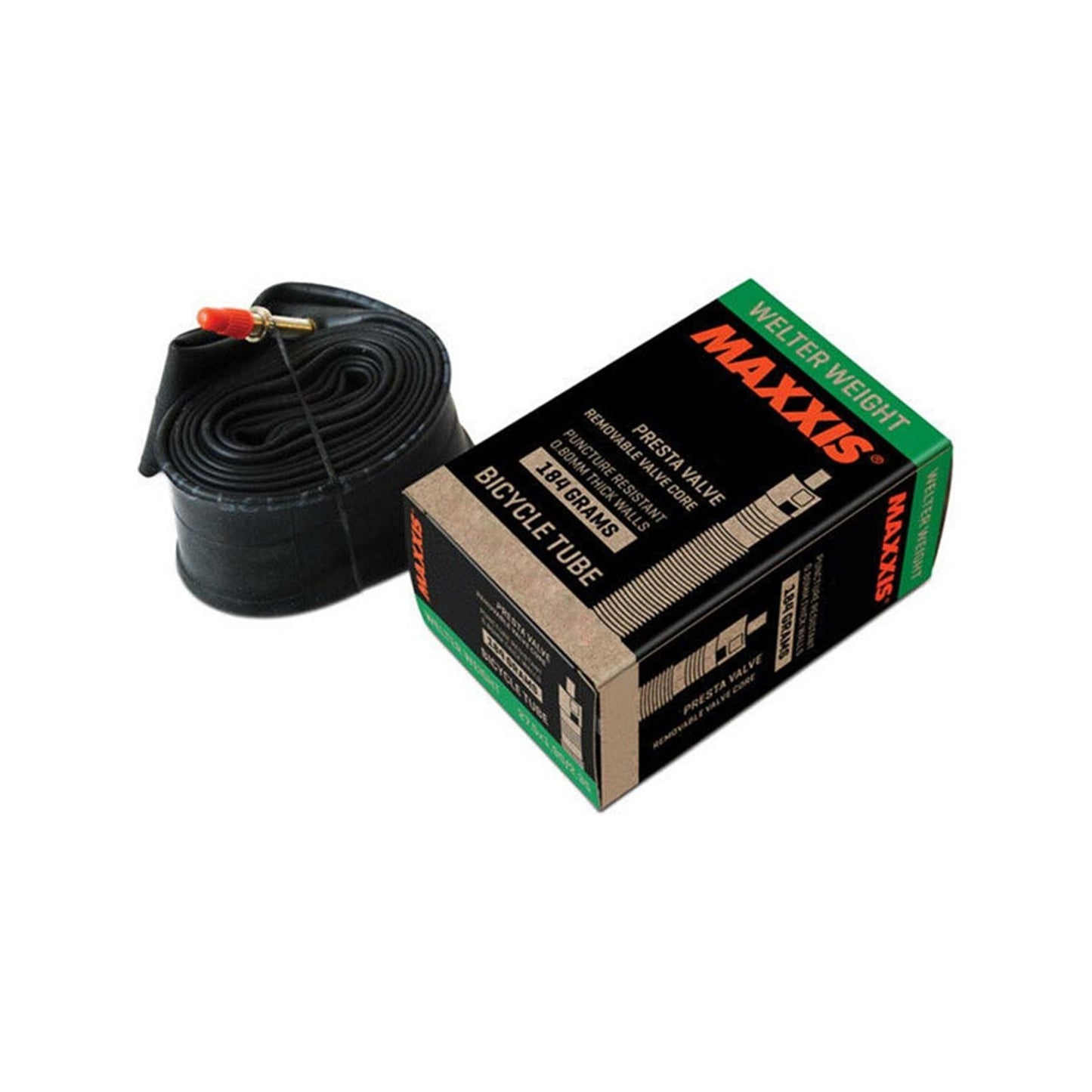 Maxxis - Bicycle Welter Weight Bike Tube, Presta, Length: 48mm 27.5'' [MPN: IB00139800]_1121811
