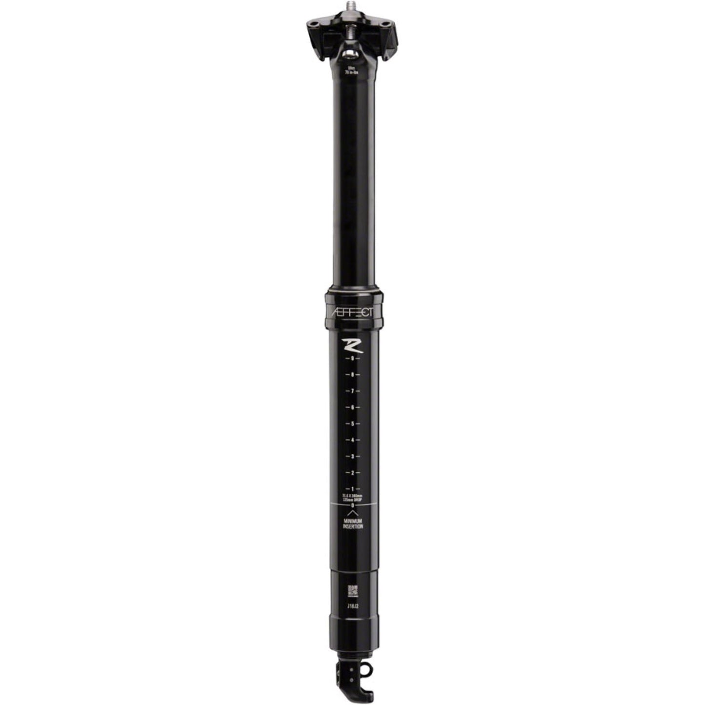 Race Face Aeffect R Dropper Seatpost 31.6mm 380mm Travel:125mm [MPN: SP20AERDP31.6X125BLK]_1255015