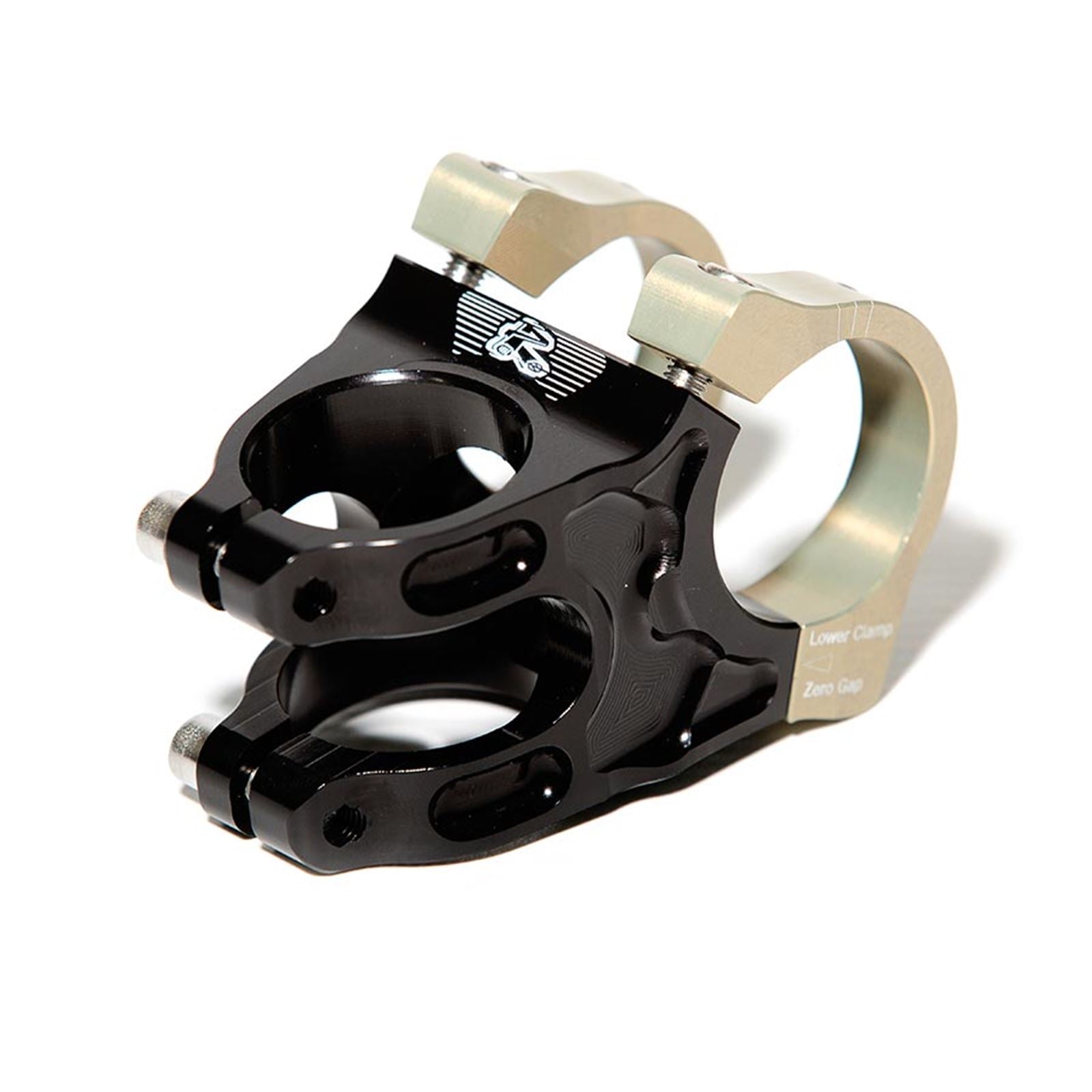 Renthal Apex Stem Diameter: 31.8mm Length: 40mm - Black [MPN: STM101-BKAG]_1122023