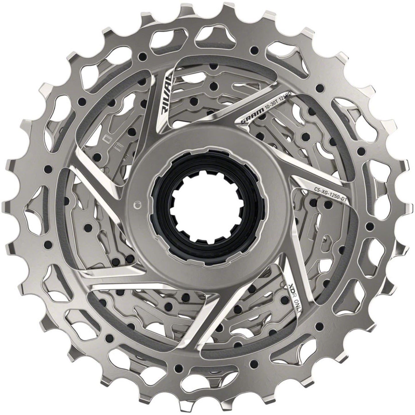 SRAM XG-1250 Cassette Silver Speed:12 - 10-30T [MPN: 00.2418.116.000]_1296432